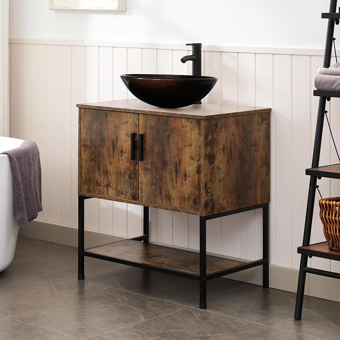 UEV Rustic Brown 30" Bathroom Vanity - Image 5