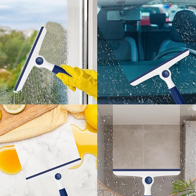 9.5" Foldable Window Squeegee, Handheld Squeegee - Image 5
