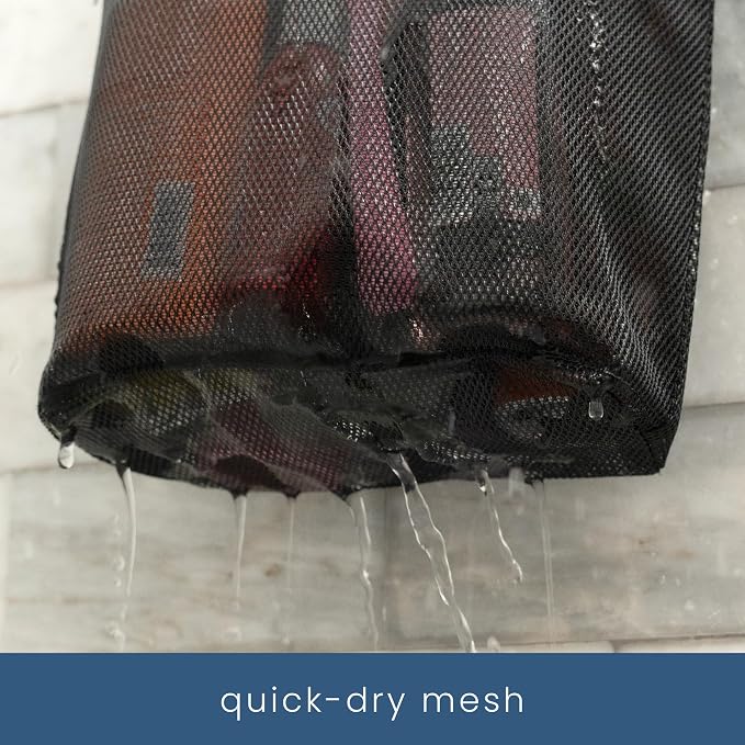 S&T INC. Mesh Shower Caddy, Shower Bag - Image 3
