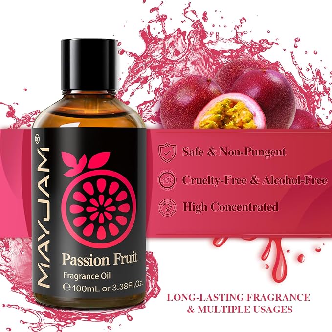 MAYJAM 100ML/3.38FL.OZ Passion Fruit Fragrance Oils - Image 3