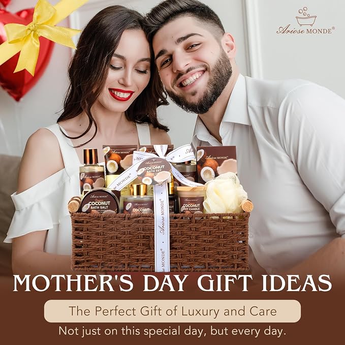 Spa Gift Basket for Women, Coconut Luxury Gift Set - Image 7