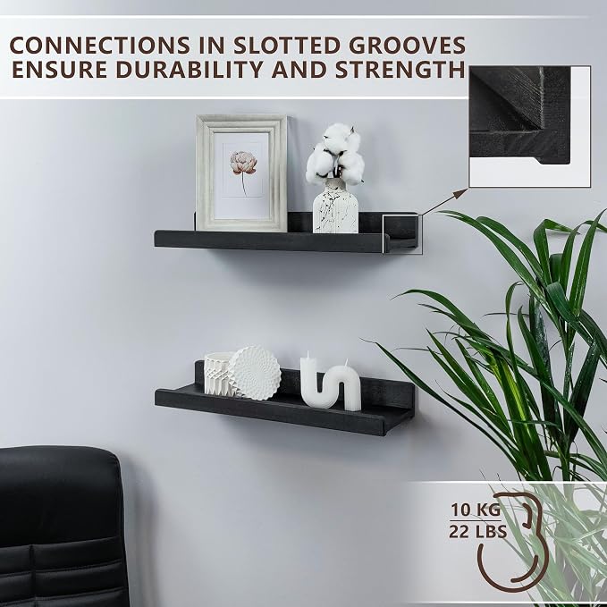 Floating Shelves for Wall 16 inch, Waterproof, Wall Storage Shelves - Image 5