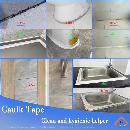 TOUSEA Waterproof Sealing Caulk Tape, Self Adhesive Sealant Strip - Image 4