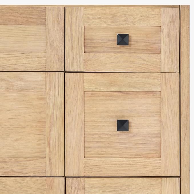 ARIEL Monroe 48 inch Bathroom Vanity Without Sink in White Oak, Bathroom Base - Image 8