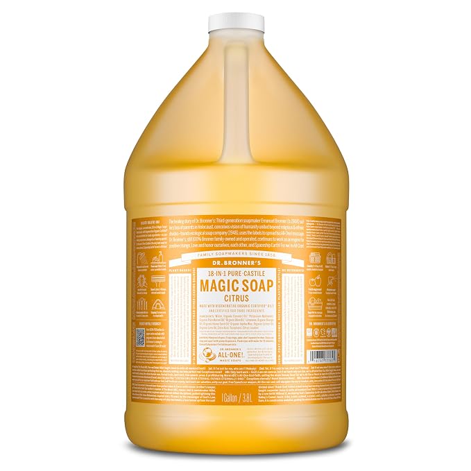 Dr. Bronner's Pure-Castile Magic Soap Liquid by DrBronners