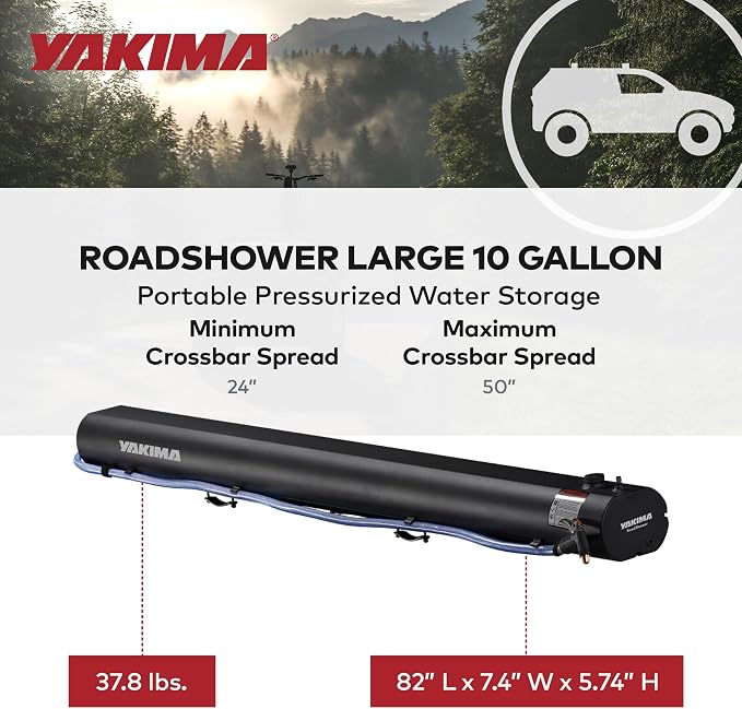 Yakima RoadShower Portable Aluminum Pressurized Water Storage - Image 6