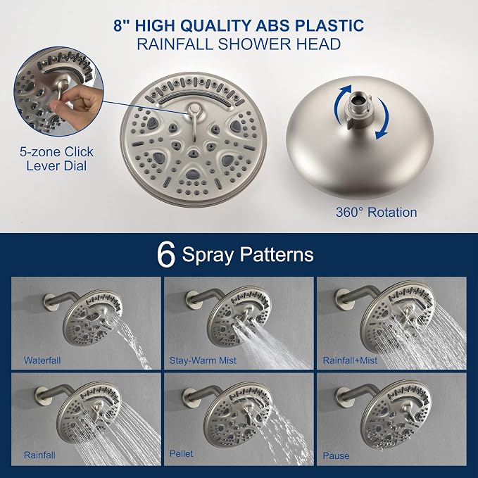 SHAMANDA Shower Tub Faucet Set - Image 3