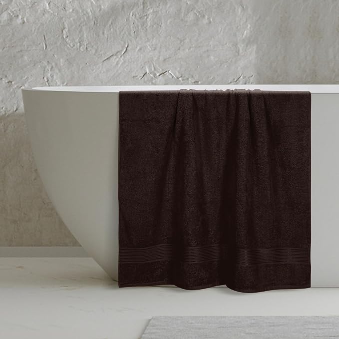 Belizzi Home Cotton 2 Pack Oversized Bath Sheet 35x70, Large Bath Sheet - Image 4