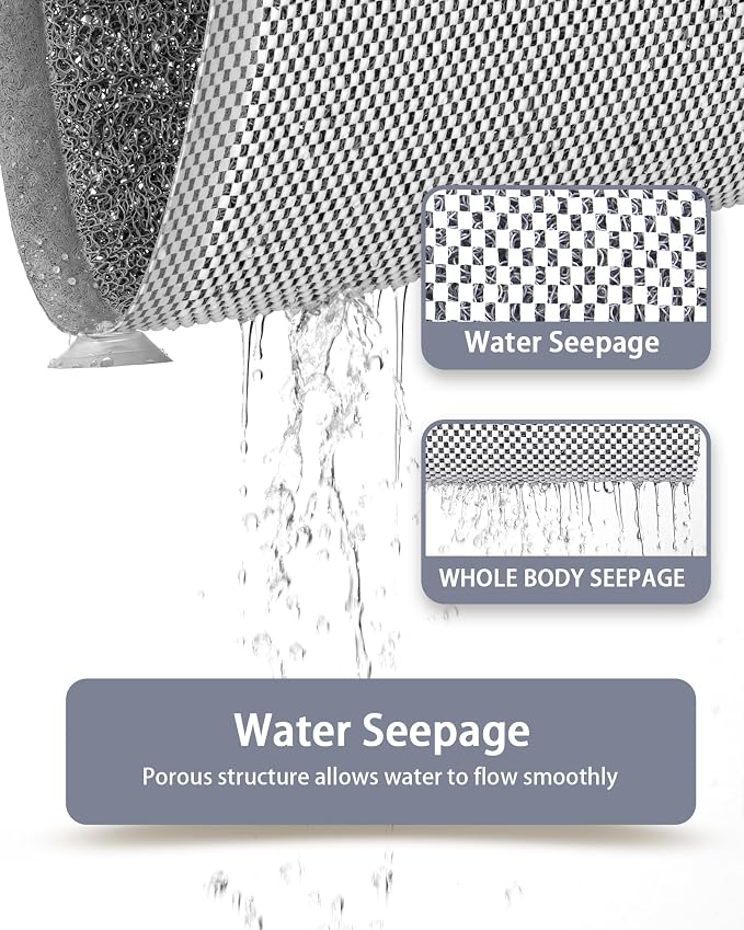 Mecko Non-Slip Shower Mat, Anti-Slip Bath Mat - Image 6