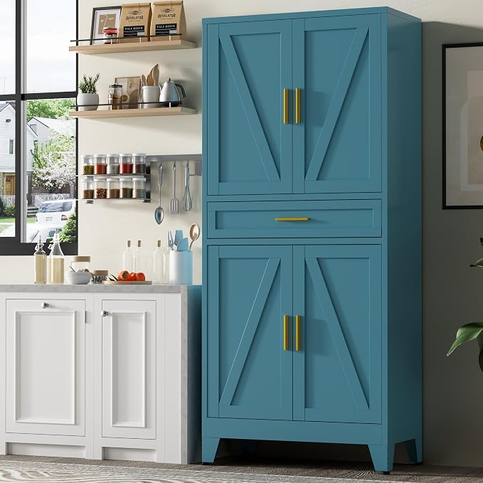 71" Tall Metal Storage Cabinet by Baborokicforyournewlife