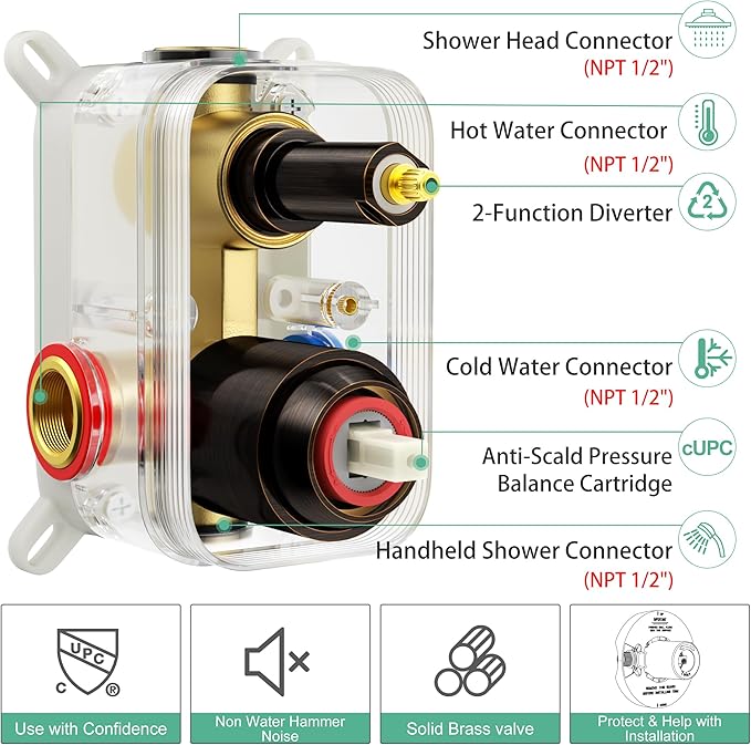 SR SUN RISE Shower Faucet - Image 2