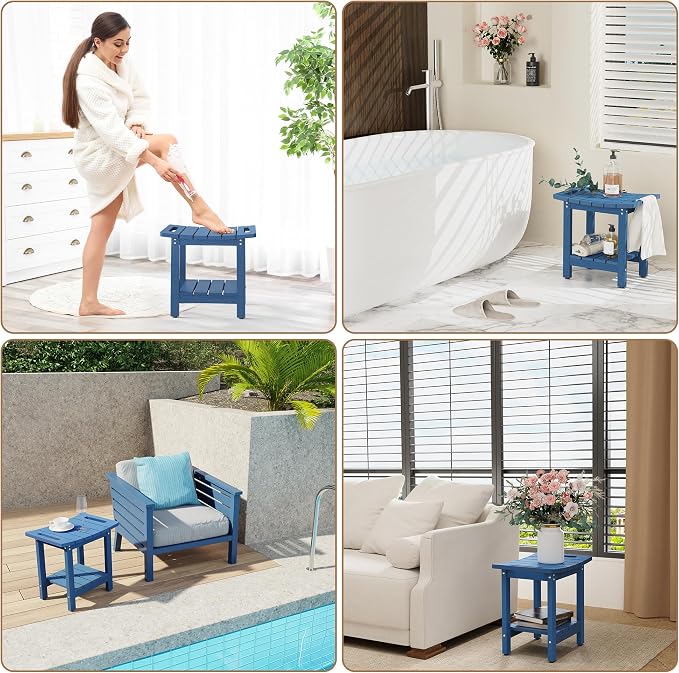 HIPS Shower Benches for Inside Shower, Shower Stool - Image 6