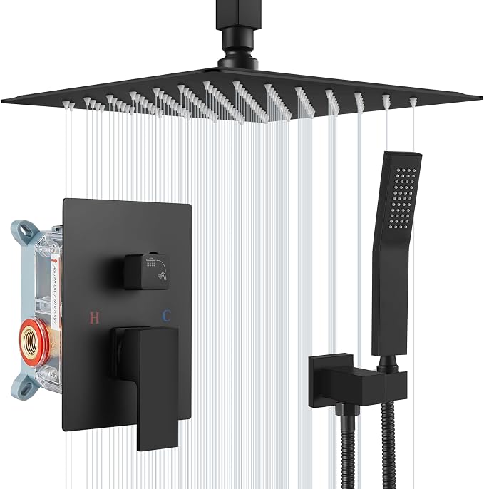 Aolemi Ceiling Mount Shower System Rain Shower Head by Aolemi