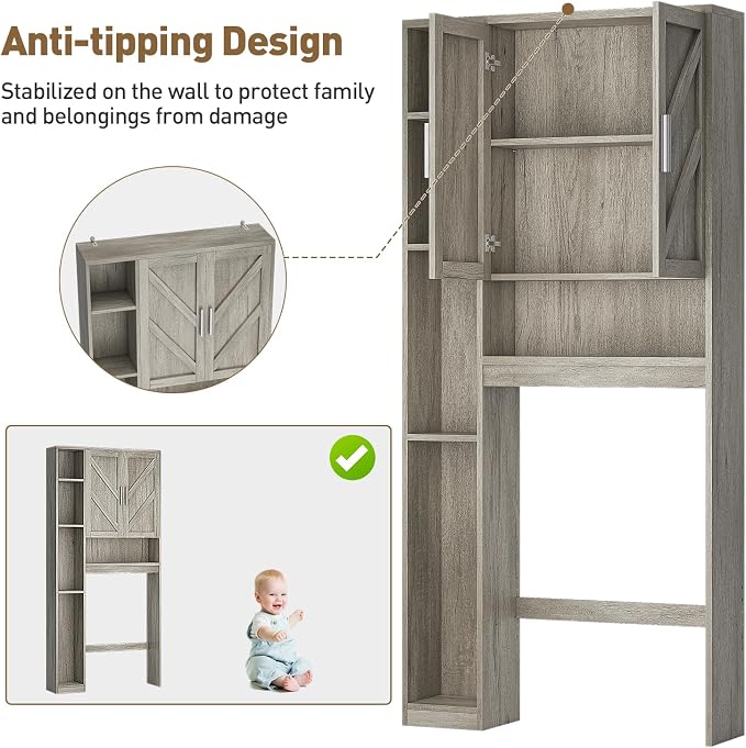 Over The Toilet Storage Cabinet - Image 7