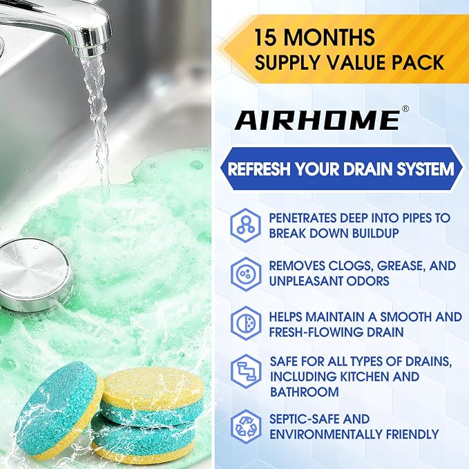 Garbage Disposal Cleaner & Deodorizer Tablets – 30 Count 15-Month Supply - Image 3