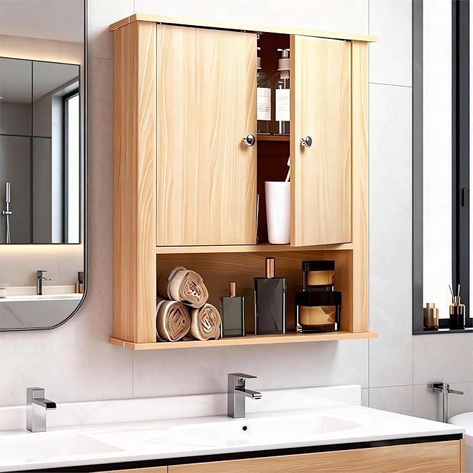 Bathroom Cabinet Wall Mount, Over The Toilet Storage Cabinet, Medicine Cabinet - Image 2
