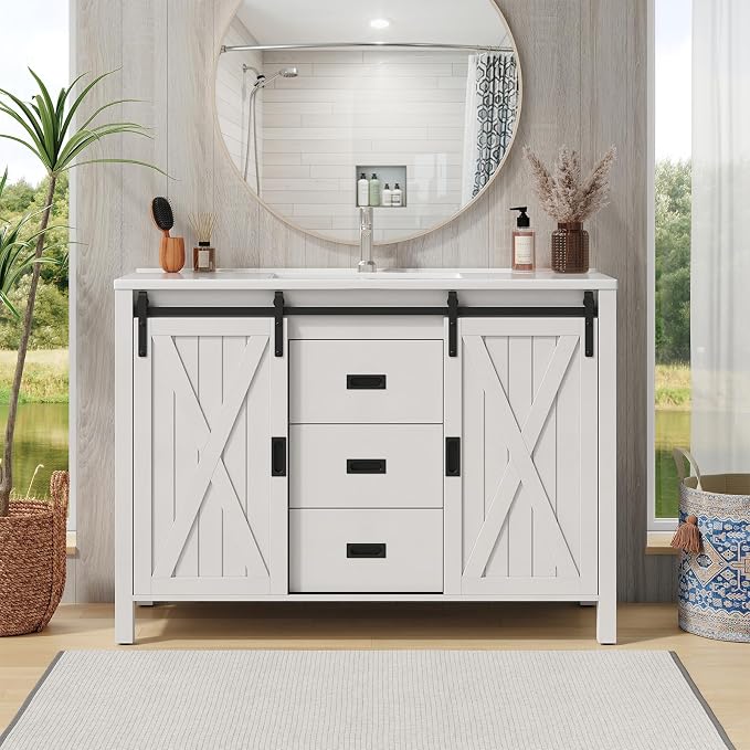 ONBRILL 47.2 Inch Bathroom Vanity by ONBRILL