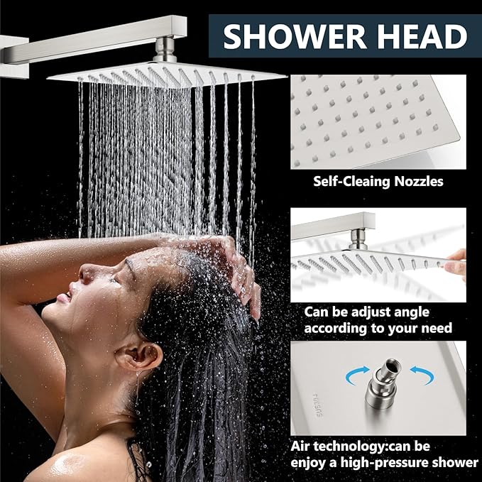 Aolemi Shower Faucet Set Rain Shower System - Image 3