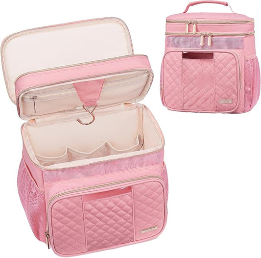 Large Toiletry Bag for Women Men, Bathroom Bag, Water Resistant Shower Bag by Tealari