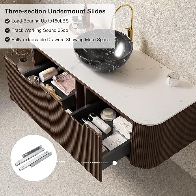 48" Floating Bathroom Vanity - Image 5