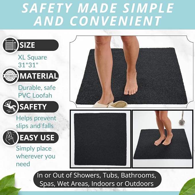 ENKOSI Square Shower Mat - Image 3