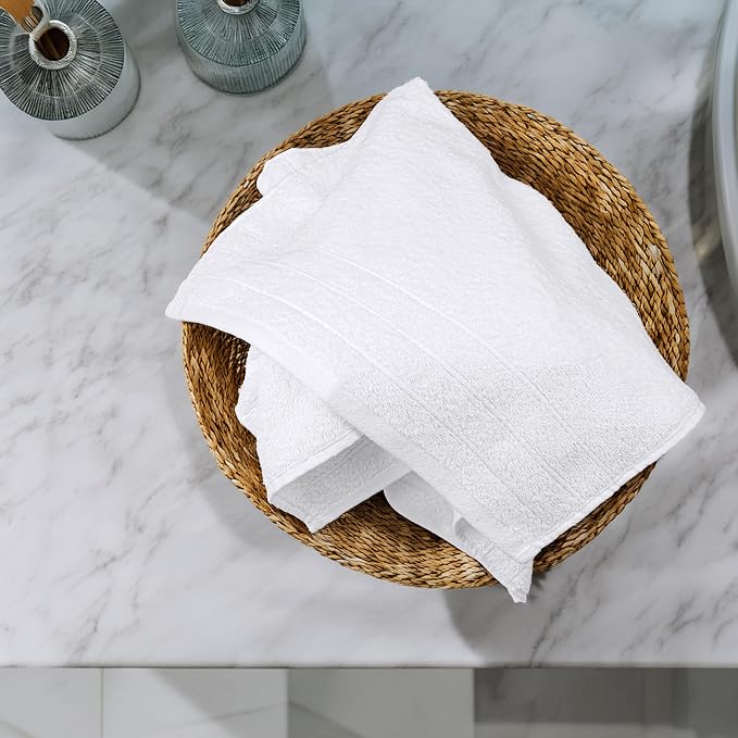 Tens Towels Pack of 6 Hand Towels, 100% Cotton, Lighter Weight, Quick to Dry - Image 6