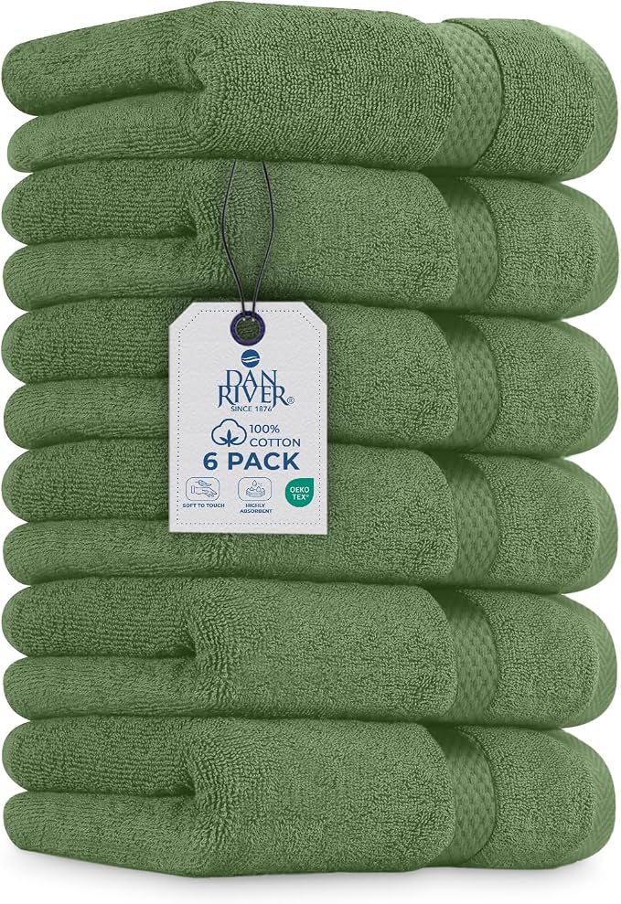 DAN RIVER Luxury Hand Towel – Soft, Quick-Drying, Premium Cotton Towel by DanRiver