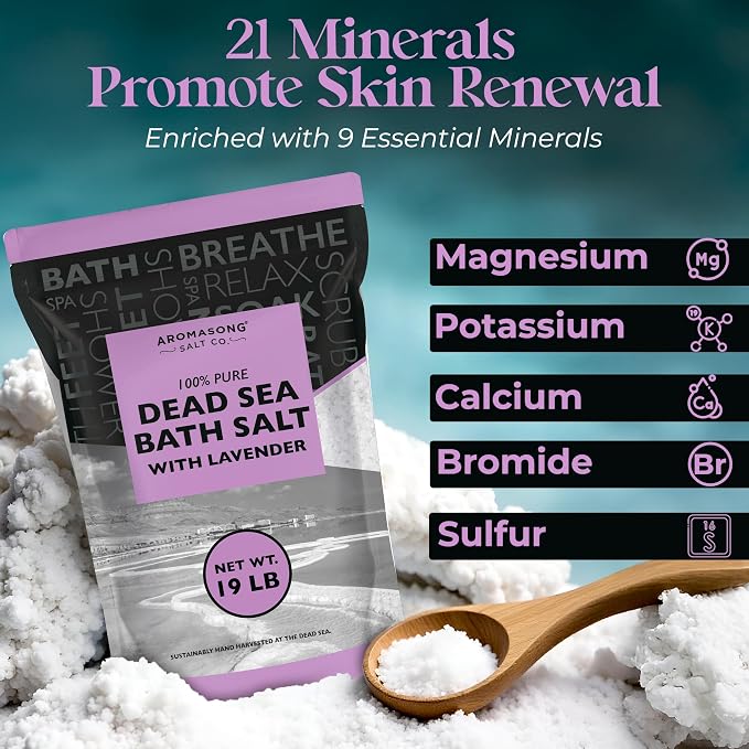 Aromasong Pure Dead Sea Salt for Soaking - Image 3