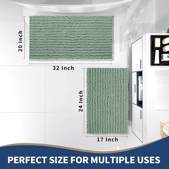 Yimobra Bathroom Rugs Sets 2 Piece - Image 2