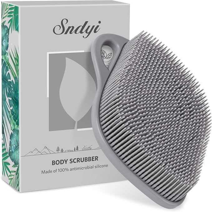 Sndyi Silicone Body Scrubber, Gentle Exfoliating Body Scrubber by Sndyi
