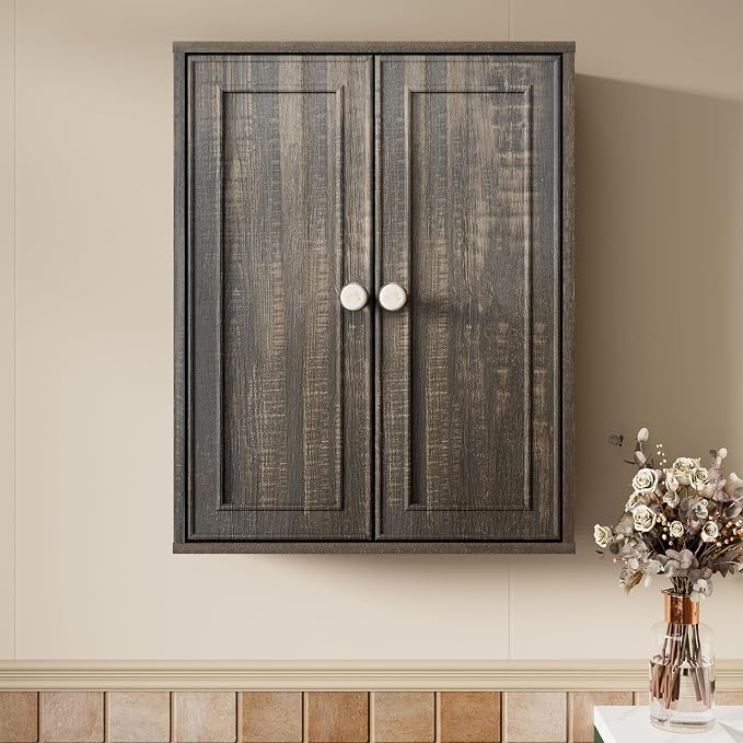 Rustic Bathroom Medicine Cabinet, Over The Toilet Wall Storage - Image 7