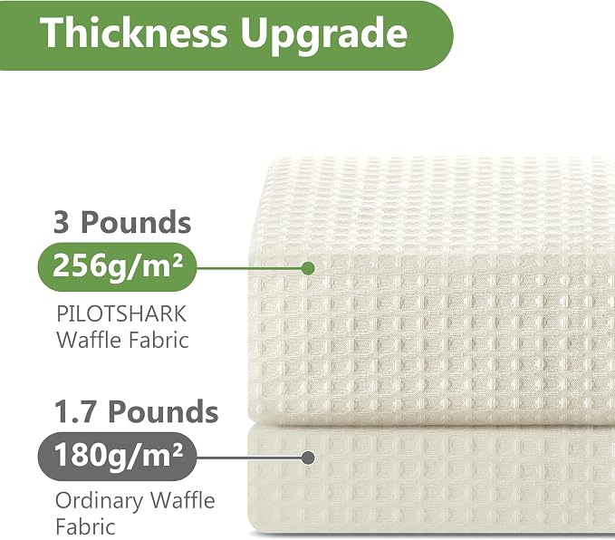 No Hook Waffle Weave Shower Curtain - Image 6