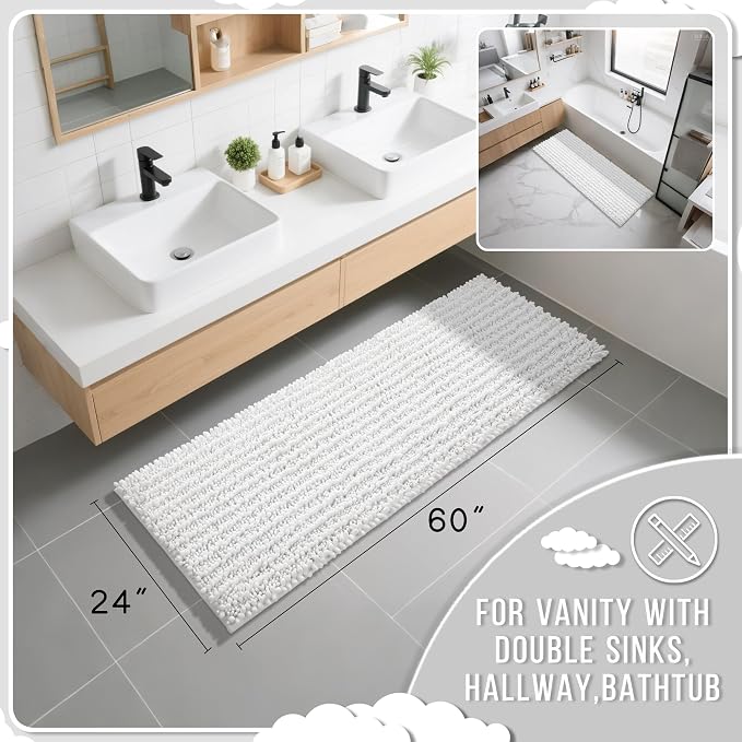 Yimobra Bathroom Runner Rug 60x24 Inch - Image 2