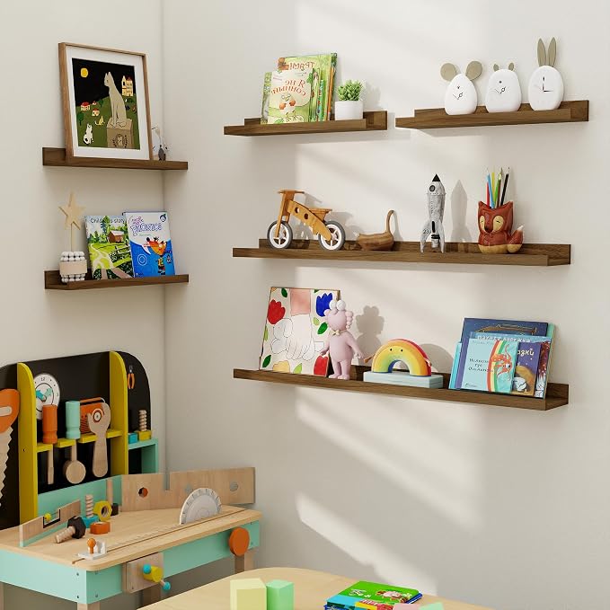 Axeman Picture Ledge Shelf, Floating Shelves - Image 6
