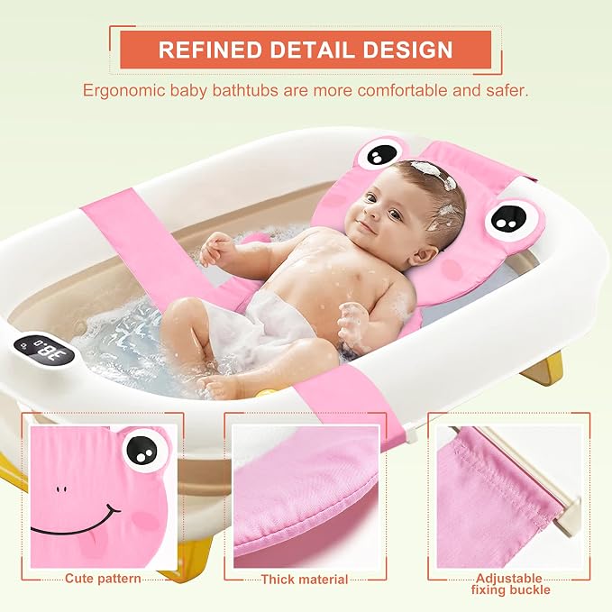 Baby Bath Seat Support Net, Quick Drying, Adjustable, Comfortable, Infant - Image 2