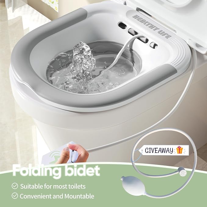 Electric Sitz Bath, Unisex Foldable Sitz Bath - Image 2