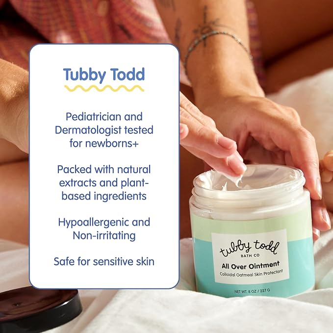 TUBBY TODD's Baby Body Wash & All Over Ointment Eczema Set - Image 4