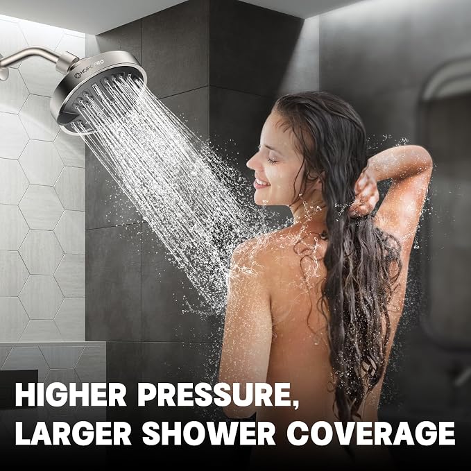 HOPOPRO Upgraded 9 Settings High Pressure Shower Head, NBC News Recommended - Image 5