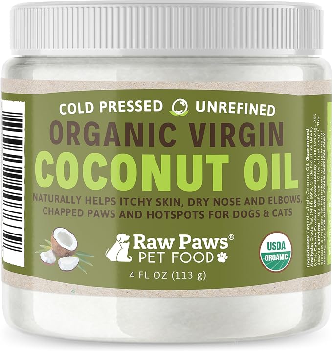 Raw Paws Virgin Organic Coconut Oil by RawPawsPetFood