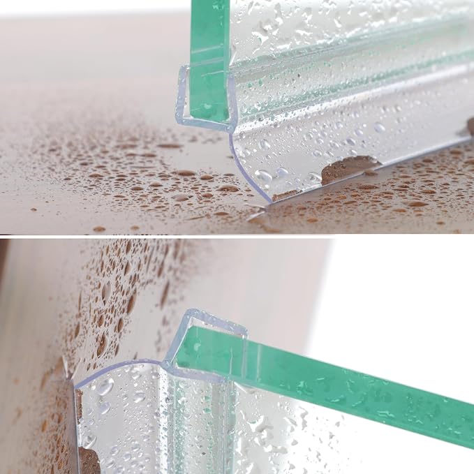 Frameless Shower Door Seal Strip 2 Pack x 39 Inch H - Image 2