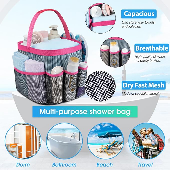 Attmu Mesh Shower Caddy Portable - Image 2