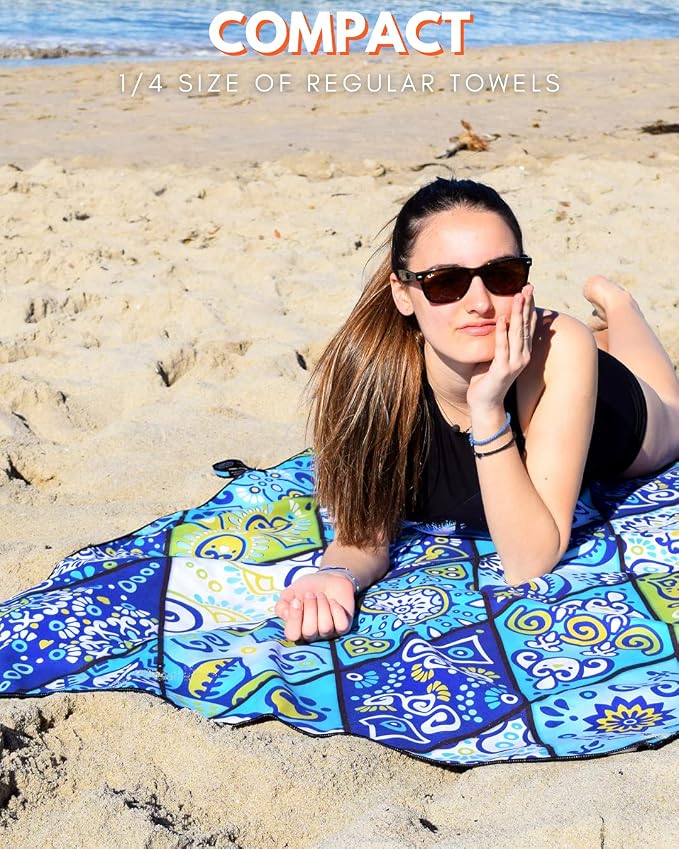 ECCOSOPHY Microfiber Beach Towel - Image 2