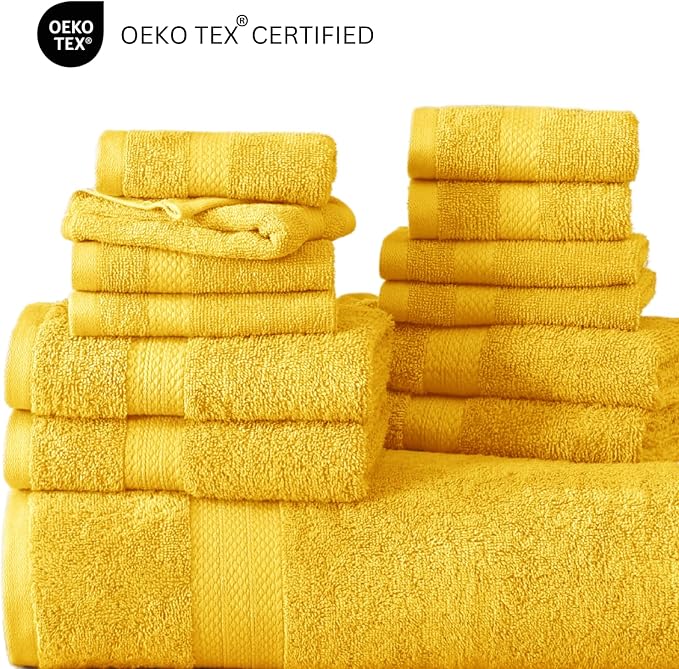 LANE LINEN 100% Cotton Bath Towels Set - Image 6