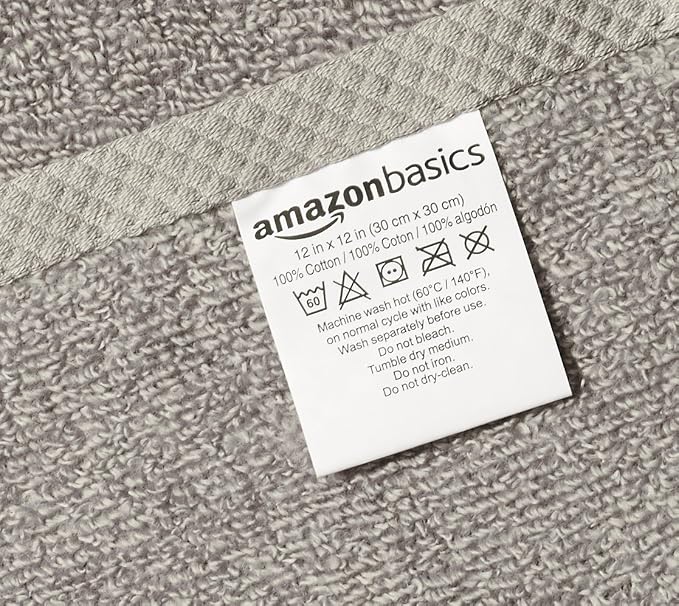 Amazon Basics Cotton Washcloths - Image 4
