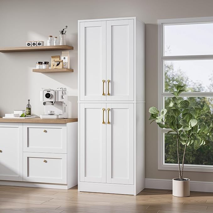 Tall Storage Cabinet, Kitchen Pantry - Image 3