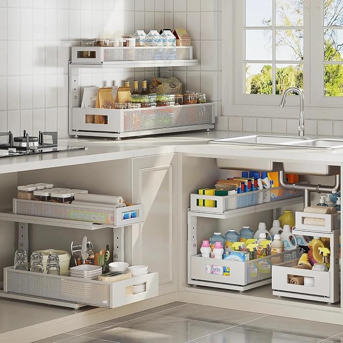 2 Pack 21.3IN-Depth Under Sink Organizer - Image 8