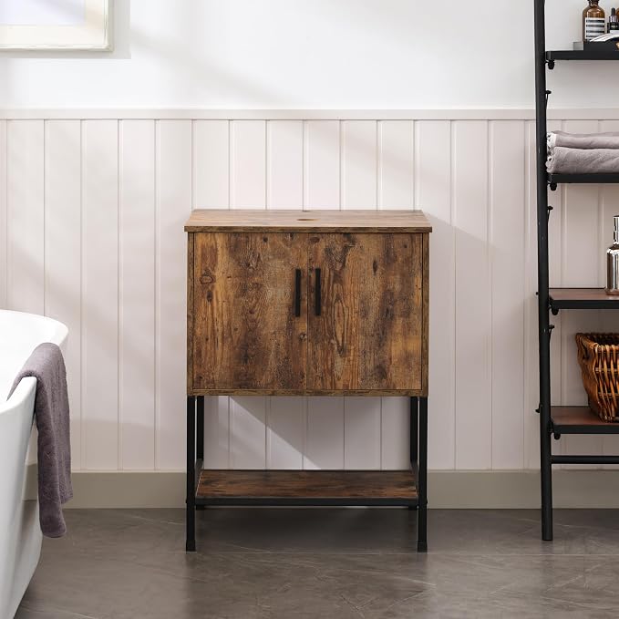 UEV Rustic Brown 24" Bathroom Vanity by YourHomeExcellentVendor