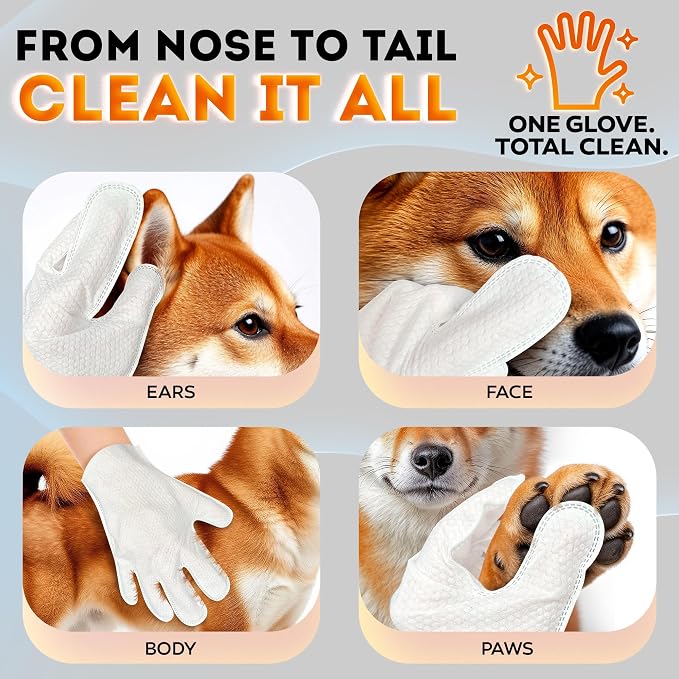 2026 New – Pet Cleaning Glove Wipes - Image 4