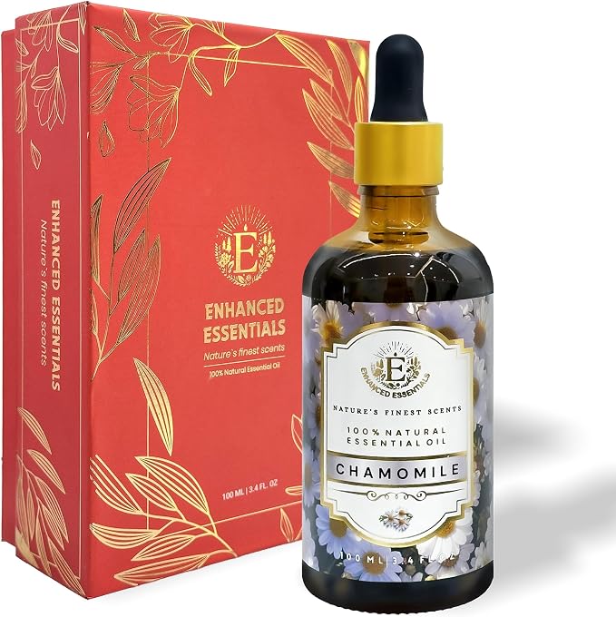 Luxurious Chamomile Essential Oil by Enhanced Essentials|Pure & Slow by Unknown