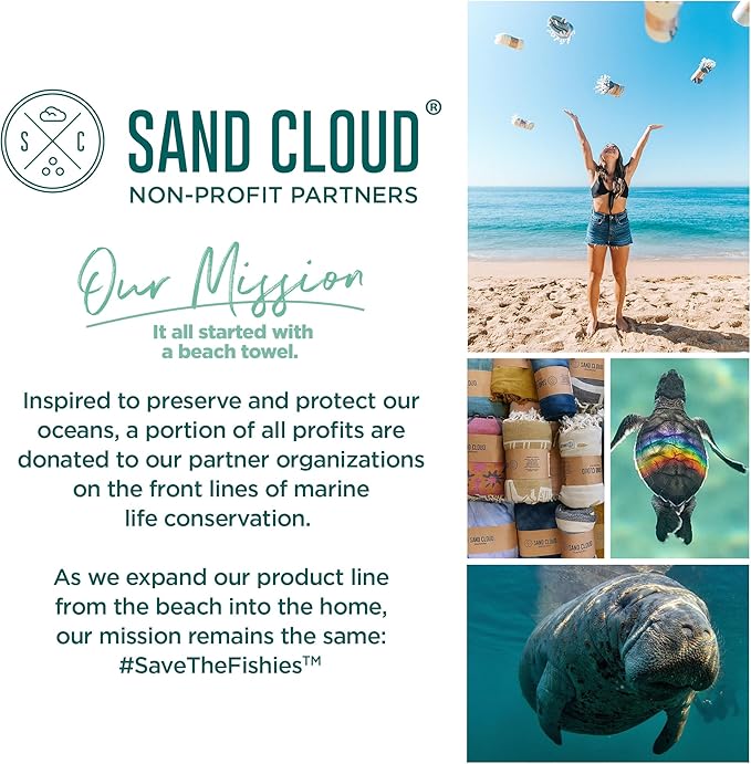 Sand Cloud Large Turkish Beach Towel - Image 6